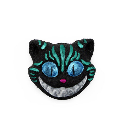 Halloween Grinning Cat: Black